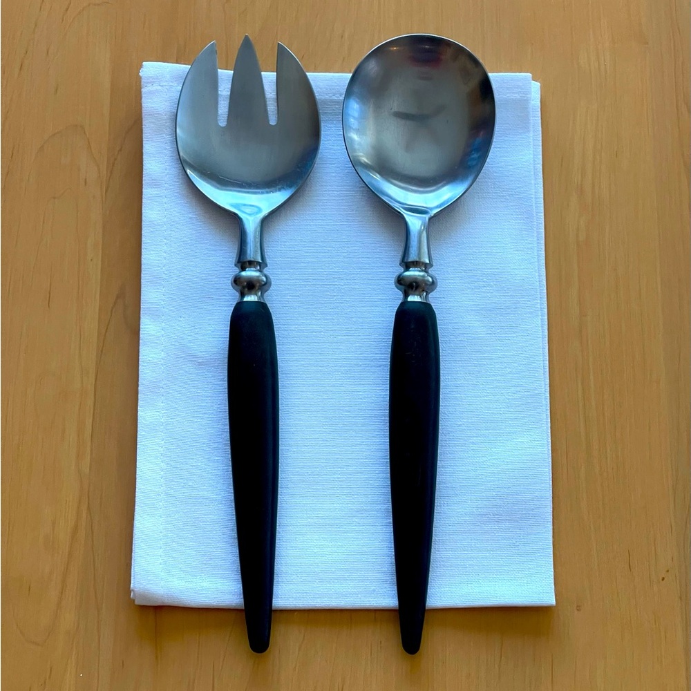 SILVER CRAFT FORCED STAINLESS SERVING SET